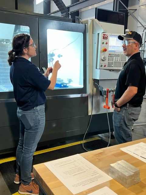AmerCuttingEdge's tweet image. ACE bootcamps are SPRINGING into action! Today 2 groups began in-person CNC training: high schoolers spending their spring break at @ps   and educators who've traveled from KY, NC, FL, MS, TX, KS, TN and CA to become future ACE instructors.  #BeACE AmericasCuttingEdge.org
