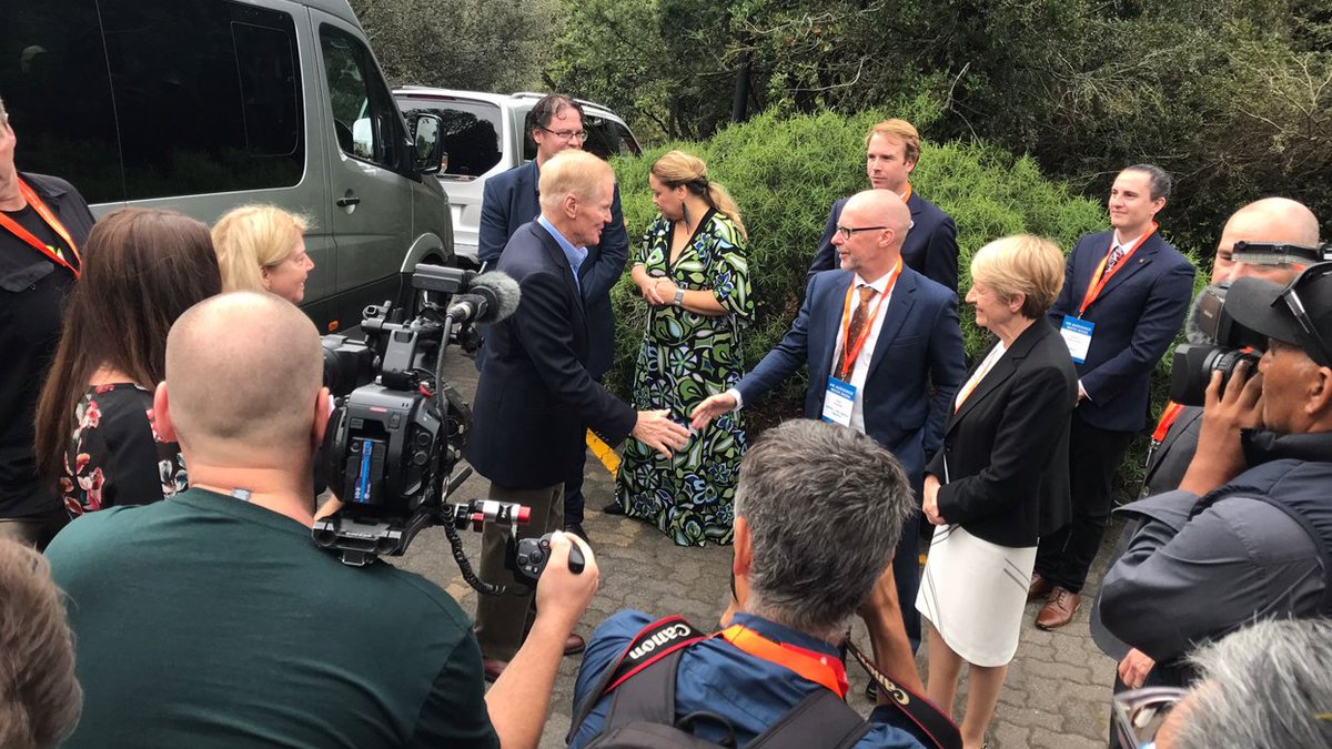 New Zealand Space Agency (@nzspacegovt) on Twitter photo Welcome to NZ <a href="/SenBillNelson/">Bill Nelson</a> & <a href="/Astro_Pam/">Pamela Melroy</a>! <a href="/MBIEgovtnz/">MBIE</a> Chief Executive Carolyn Tremain & Head of the NZ Space Agency Iain Cossar joined the crew at Te Pūnaha Ātea <a href="/AucklandSpace/">AucklandSpace</a> yesterday ✨🚀 Welcome to NZ <a href="/SenBillNelson/">Bill Nelson</a> & <a href="/Astro_Pam/">Pamela Melroy</a>! <a href="/MBIEgovtnz/">MBIE</a> Chief Executive Carolyn Tremain & Head of the NZ Space Agency Iain Cossar joined the crew at Te Pūnaha Ātea <a href="/AucklandSpace/">AucklandSpace</a> yesterday ✨🚀