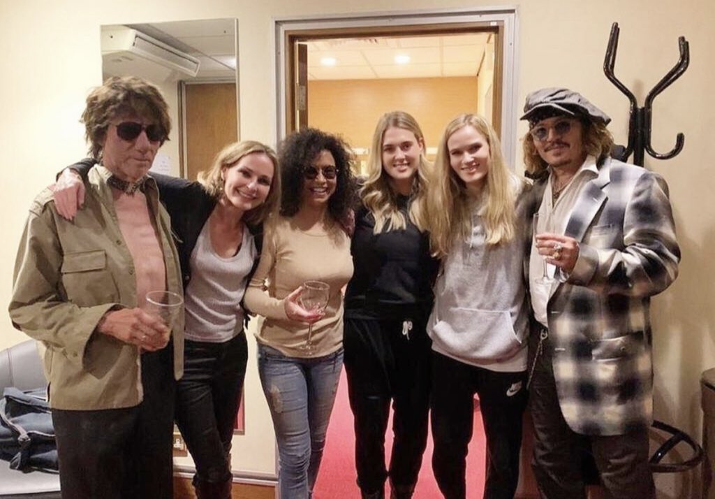 “Last year I went on tour with Jeff Beck and Johnny Depp. He’s obviously a massive Hollywood star and there were always people trying to meet him after the shows, but he was so down to earth.” 
- Sharon Corr, March 2023