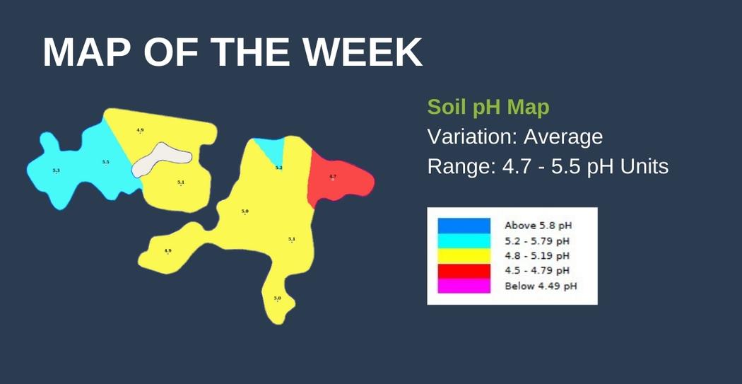 AgPrecision's tweet photo. MAP OF THE WEEK:
A classic example of the benefits of Variable Rate Lime application on a pretty average soil pH map.
#precisionagriculture #weknowsoil #topsoiltesting #subsoiltesting #soil #soilscience #cropping #pasture #horticulture #viticulture #carbonbaselining https://t.co/R7zabu6wlF
