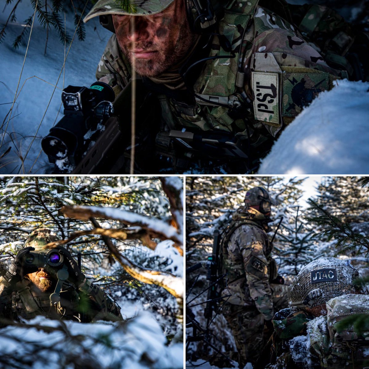 In arduous conditions <a href="/RAF_Regiment/">RAF Regiment</a> Precision Strike Teams are providing Air Land Integration on Exercise #cobrawarrior23 

Integrated with <a href="/90SignalsUnit/">90 Signals Unit</a> Cyber Specialists and Battlespace Management Operators they are critical enablers for our Combined Air Operations.

#WeEnable