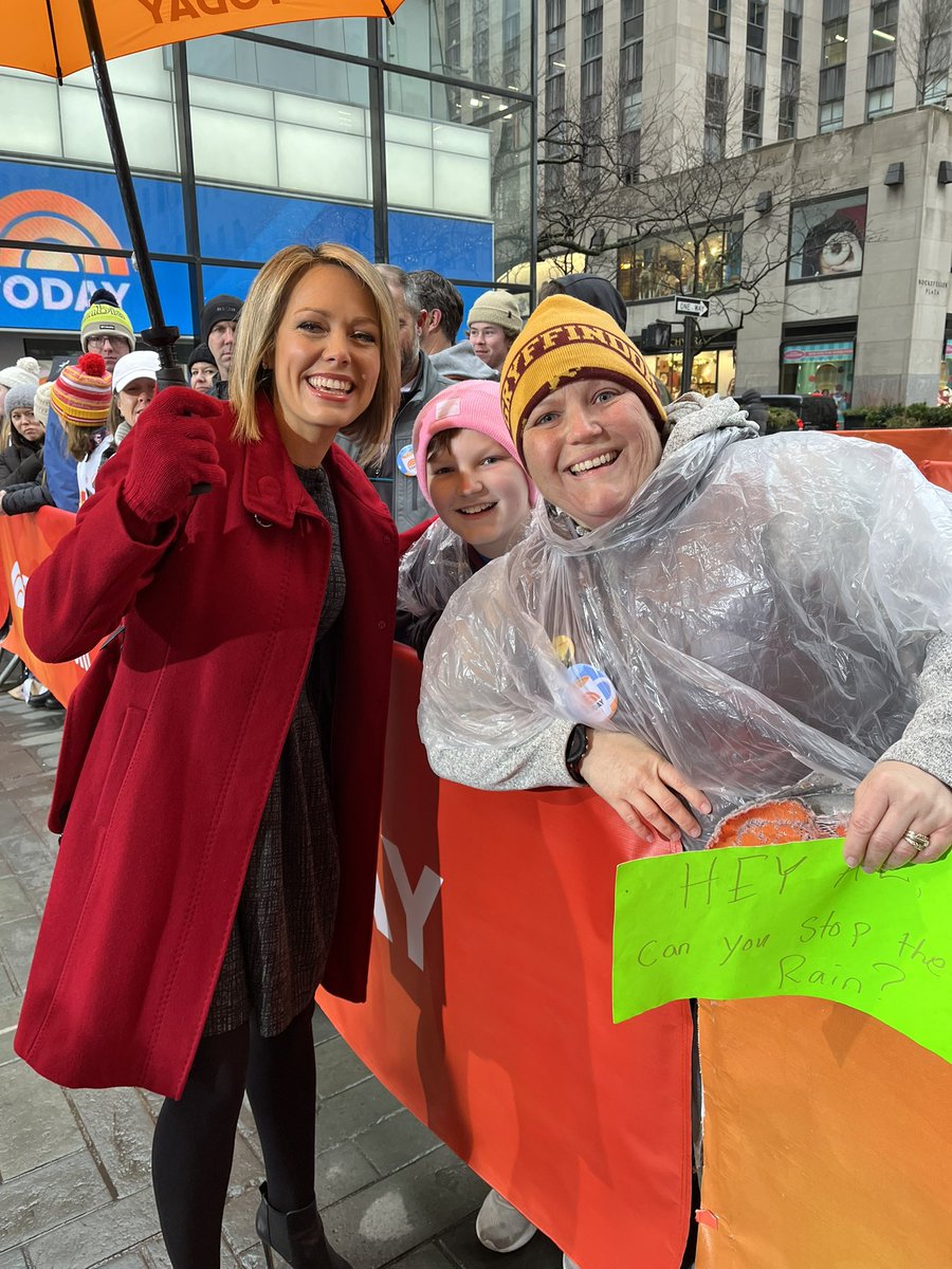 msrogers05's tweet photo. Best. Day. Ever. @TODAYshow @hodakotb @DylanDreyerNBC 
The ENTIRE Today show crew are just incredible human beings.  Thank you! @TODAYplaza https://t.co/SMaIr23Ap0