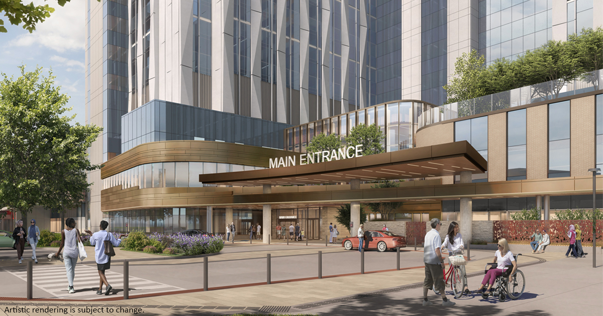 DYK? At 1.3-million square feet and 12 storeys tall, the South Niagara Site will add more beds to the region and increase capacity for emergency visits and diagnostic imaging appointments.

Learn more: bit.ly/41Y6SC5