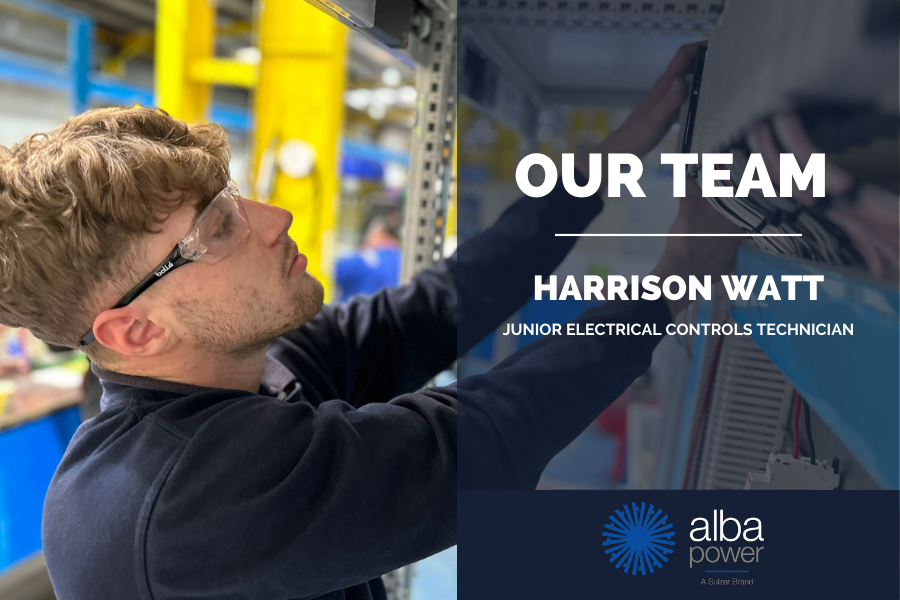 AlbaPowerLtd's tweet photo. Meet Harrison Watt, our Junior Electrical Controls Technician who has just completed his 4 year apprenticeship at the end of October.

At Alba he works on anything from starter motors to supporting the installation and commissioning of control panels on our customers sites. https://t.co/BEcv2eargS