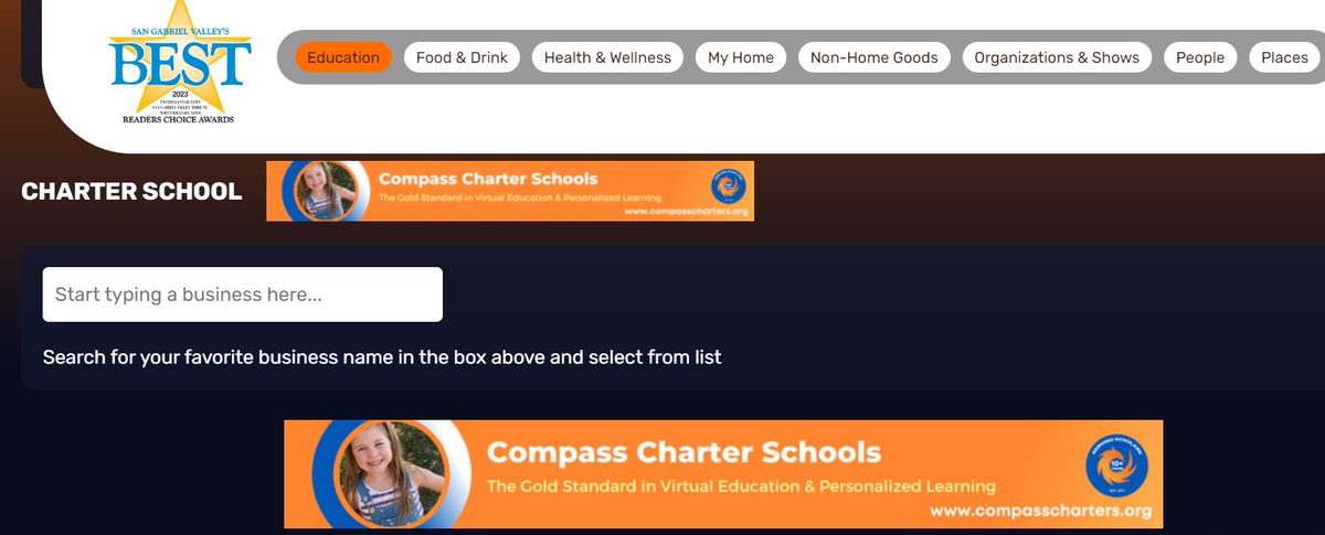 #RT @CompassCs: Vote for Compass Today! 
sgvn.bestinvoting.com
#BestCharterSchool #OnlineSchool #Tutoring