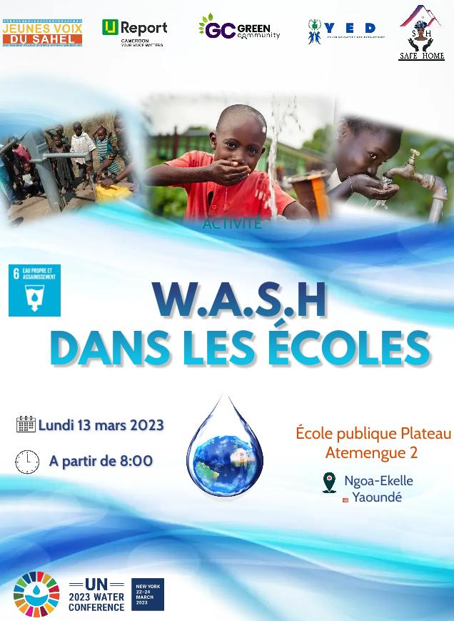 SafeHomeCMR's tweet photo. It's a #WASHinSchool initiative with #Youngvoicesoftbesahel, #YouthDevelopmentAndEducation and #GreenCommunity to properly dispense Water, sanitation and Hygiene to these vulnerable population to avoid other health especially #mentalhealth issues https://t.co/UYbNbN65eC
