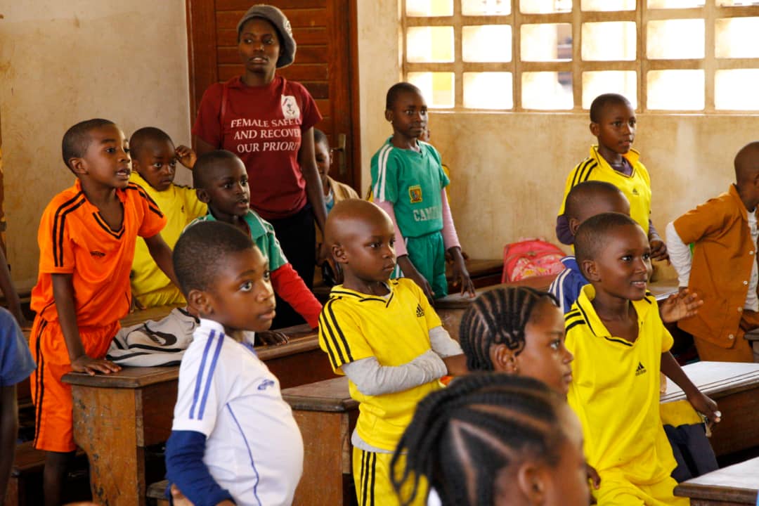 SafeHomeCMR's tweet photo. It's a #WASHinSchool initiative with #Youngvoicesoftbesahel, #YouthDevelopmentAndEducation and #GreenCommunity to properly dispense Water, sanitation and Hygiene to these vulnerable population to avoid other health especially #mentalhealth issues https://t.co/UYbNbN65eC