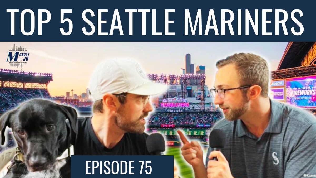 Monday_Mojo's tweet photo. Episode 75 of Monday Mojo now available!

-Top 5 players on the 2023 #Mariners roster
-World Baseball Classic recap
-Max falls victim to Sobba's newest purchase &amp; more.

Link to the full episode:
https://t.co/sDhfx3Q4y2

#SeaUsRise #Seattle #GoMariners https://t.co/Gcu2RXhFLI