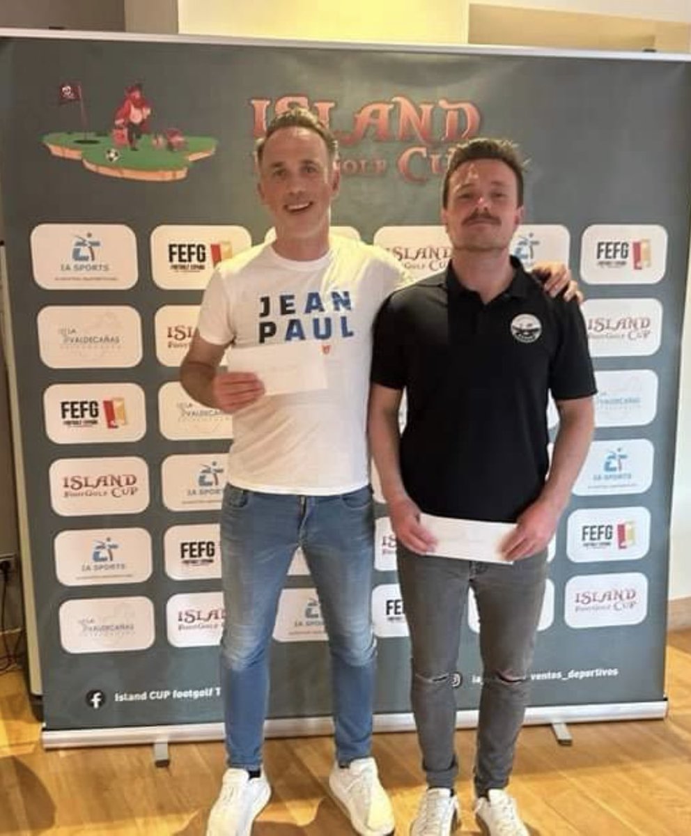 ⛳️ Island cup FootGolf Tour 🏴‍☠️

🇳🇴 FootGolf Norge har vært på tur igjen og denne gangen var det Spania og Island Cup 🇪🇸

Åpen klasse: 
20.plass: Anders Liadal
27.plass: Finn Paulsen

Senior 45+: 
4.plass: Anders Liadal
6.plass: Finn Paulsen

Neste helg er der turnering i Norge🇳🇴
