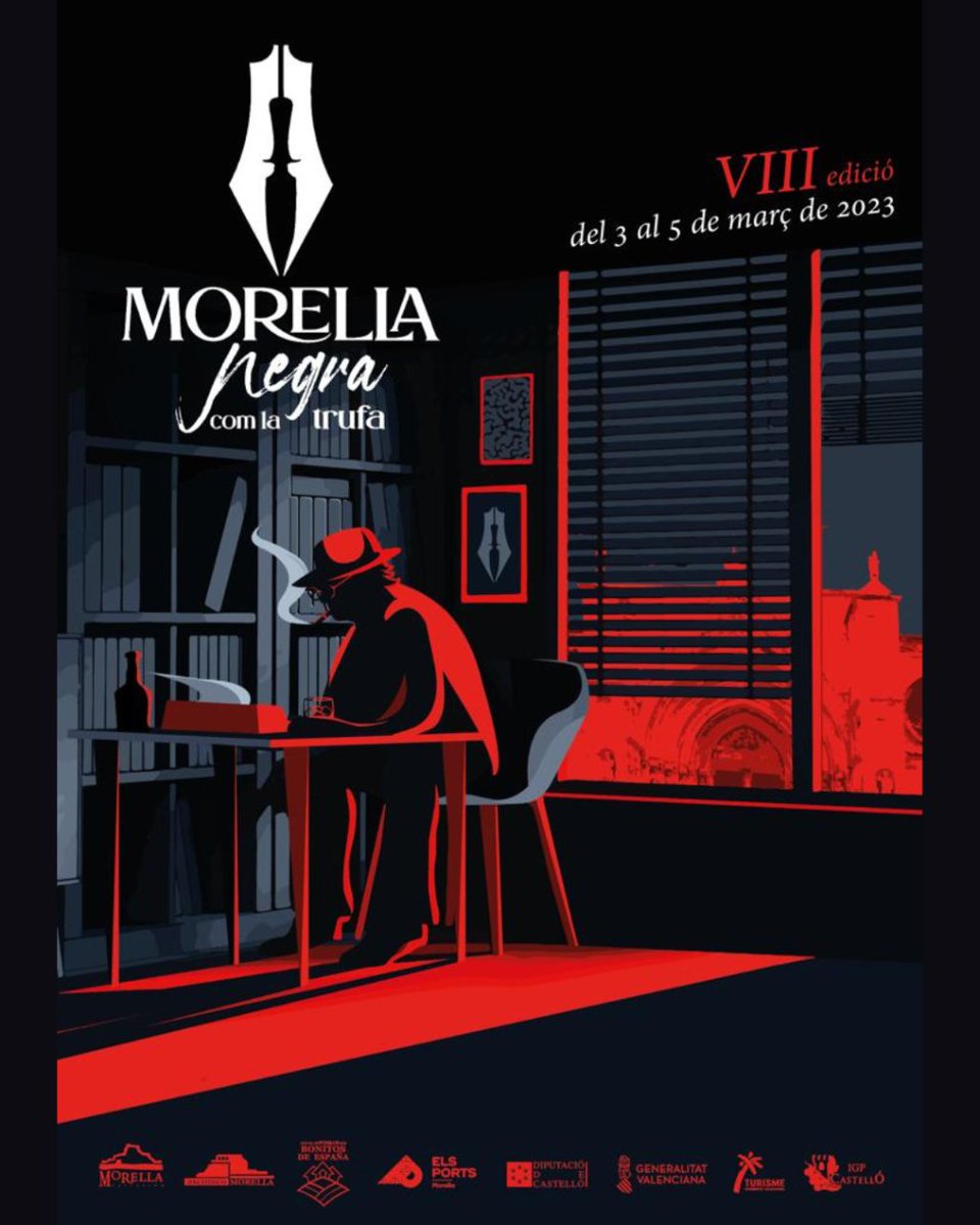 ¡Adiós a #MorellaNegra23! ¡Fue un festival increíble lleno de emoción, intriga y suspense! ¡Gracias a todos los que hicieron posible este gran evento! Ya esperamos el año que viene para reunirnos de nuevo y disfrutar lo mejor del género negro. ¡Hasta entonces! #MorellaNegra24