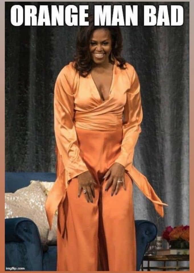 Orange Man Bad!

#TransMenAreConMen #MichelleObama #BigMike