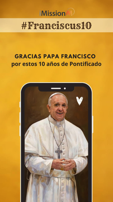 iMision's tweet photo. 🙌Gracias por su servicio y amor❗️
#Francisco10 #servicio #10años #catolicos #comunidad #amor #pontificado #evangelizar #imision https://t.co/6kE3Bwjpgr