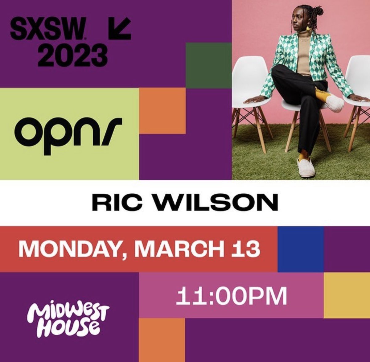 FreeDiscoLabel's tweet photo. SXSW Kicks Off Tonight!! 🕺🪩

@RicWilson is bringing that  #DanceFunk to @midwest_house at 11pm live at @halfstepbar for the Official @sxsw showcase w/ @opnrmusic 

#RicWilson #chicago #windycity #chicagomusic #midwesthouse #halfstepbar #sxsw #opnr #opnrmusic #funkhouse https://t.co/MamjBPAwEu