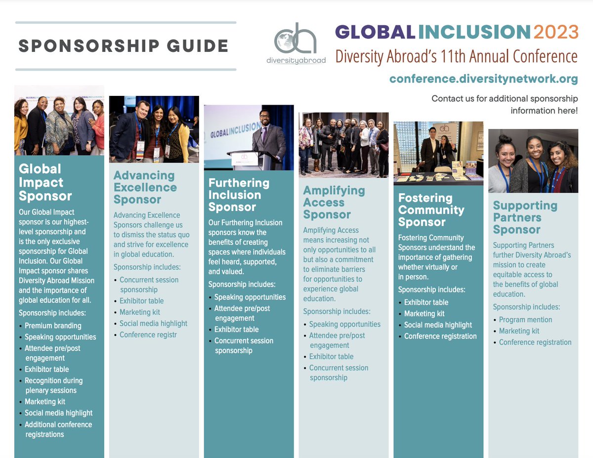 daglobalaccess's tweet photo. Interested in becoming a sponsor for Global Inclusion 2023? Submit the sponsor inquiry form: https://t.co/F3q3gSwgiQ https://t.co/hkZO8llNi6