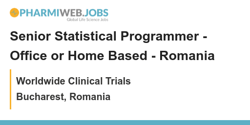 PharmaNews_Jobs's tweet image. Senior Statistical Programmer - Office or Home Based - Romania - bit.ly/3Teypvg
We're looking for a Senior Statistical Programmer to join our team to work either from home or in office based in Romania! #SeniorStatisticalProgrammer #OfficeorHomeBased #Romania #Jobs