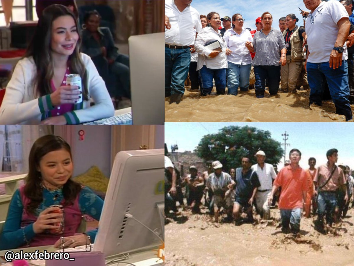 Dina Boluarte haciendo el Alberto Fujimori challenge no me sorprende.
#lluvias
