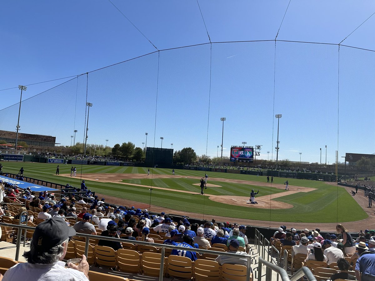 We out here, first Dodgers game of 2023! #DodgersST
