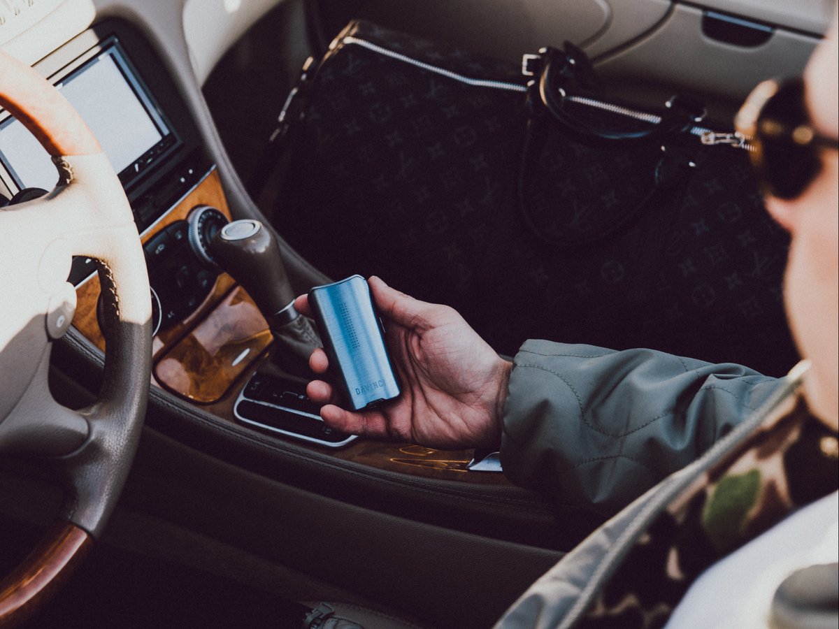 DaVinciVape's tweet photo. The perfect road trip companion. Where will your DaVinci take you next?
.
Let's Go ::: https://t.co/1fmuec2OBl
.
.
.
#davincitech #portablevape #herbexperience #ontheroad #roadtripvibes #precisetemperaturecontrol #vapeanywhere https://t.co/FHF7uAlFbg