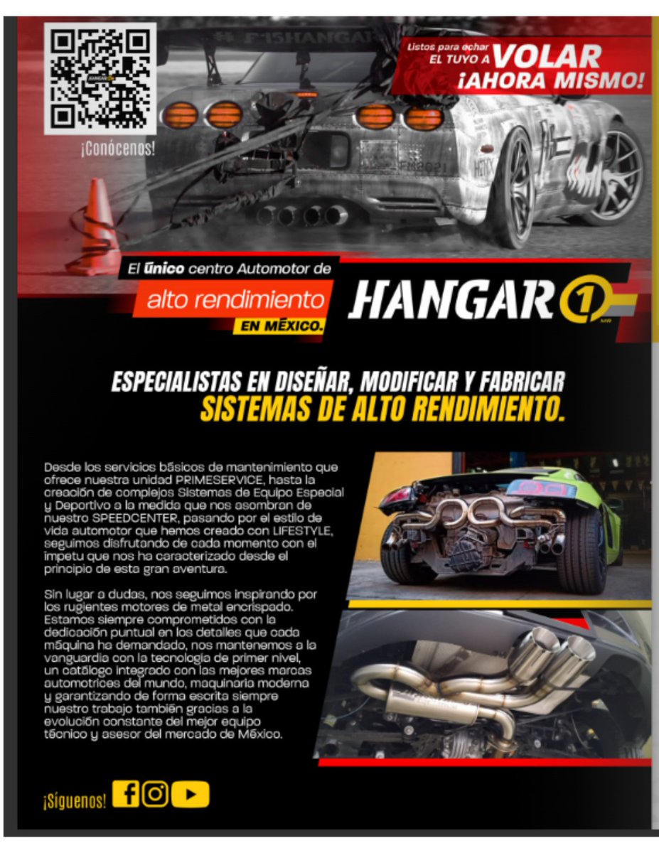 _Hangar1's tweet photo. Ya tienes el último número de la revista  @Somos_Custom? ☑️
Estamos en todos lados y en este número también 🏎🏁
Cotiza tu siguiente trabajo con nosotros, visítanos en nuestro sitio web y/o redes sociales. 📲 https://t.co/UPytLRtO8Y