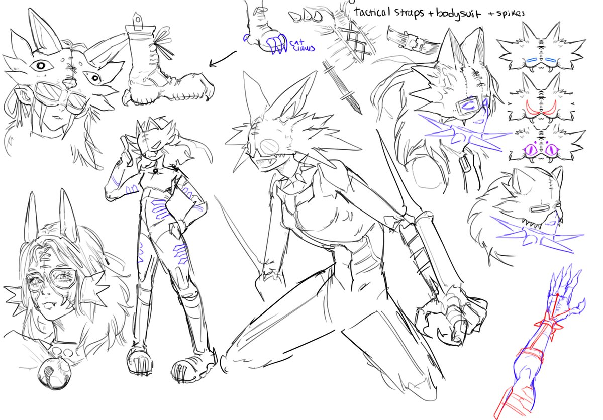 ltirl's tweet photo. Concept sketches + reference image https://t.co/Rs8nxB39Ia