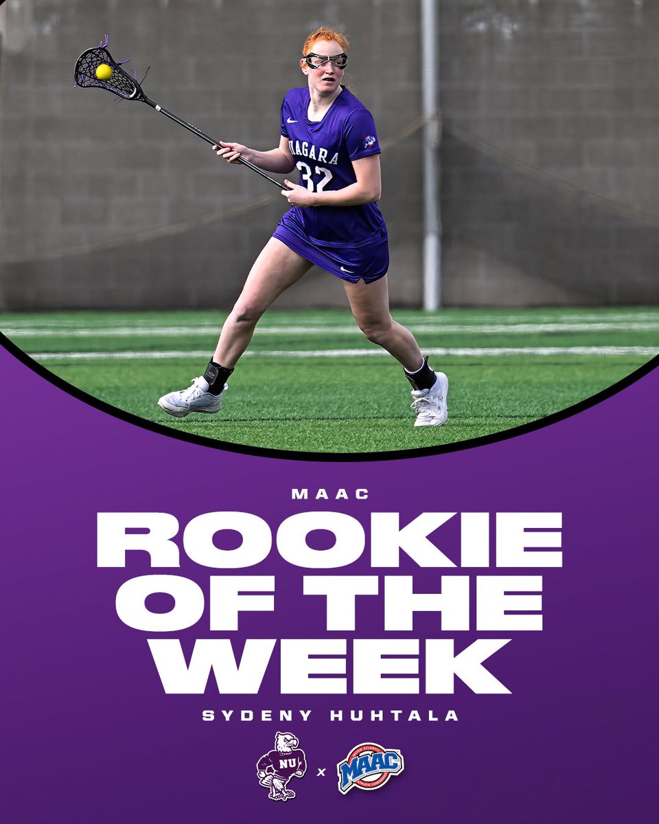 NiagaraWLAX's tweet photo. So nice they did it twice. 

Congrats Syd on @maacsports Rookie and Defensive player of the week awards! #redrocketatresrocks https://t.co/2MOGBohNyk