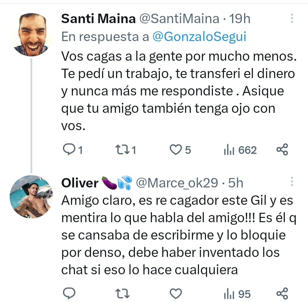 tomasmotolla's tweet photo. @GonzaloSegui Te esta tratando de acosador!!! https://t.co/F7U4w516Uu