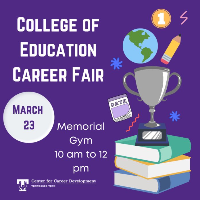 Don’t forget about the Education Fair on March 23 from 10am-12pm! We will have more employers than ever attending this year, so don’t miss it!