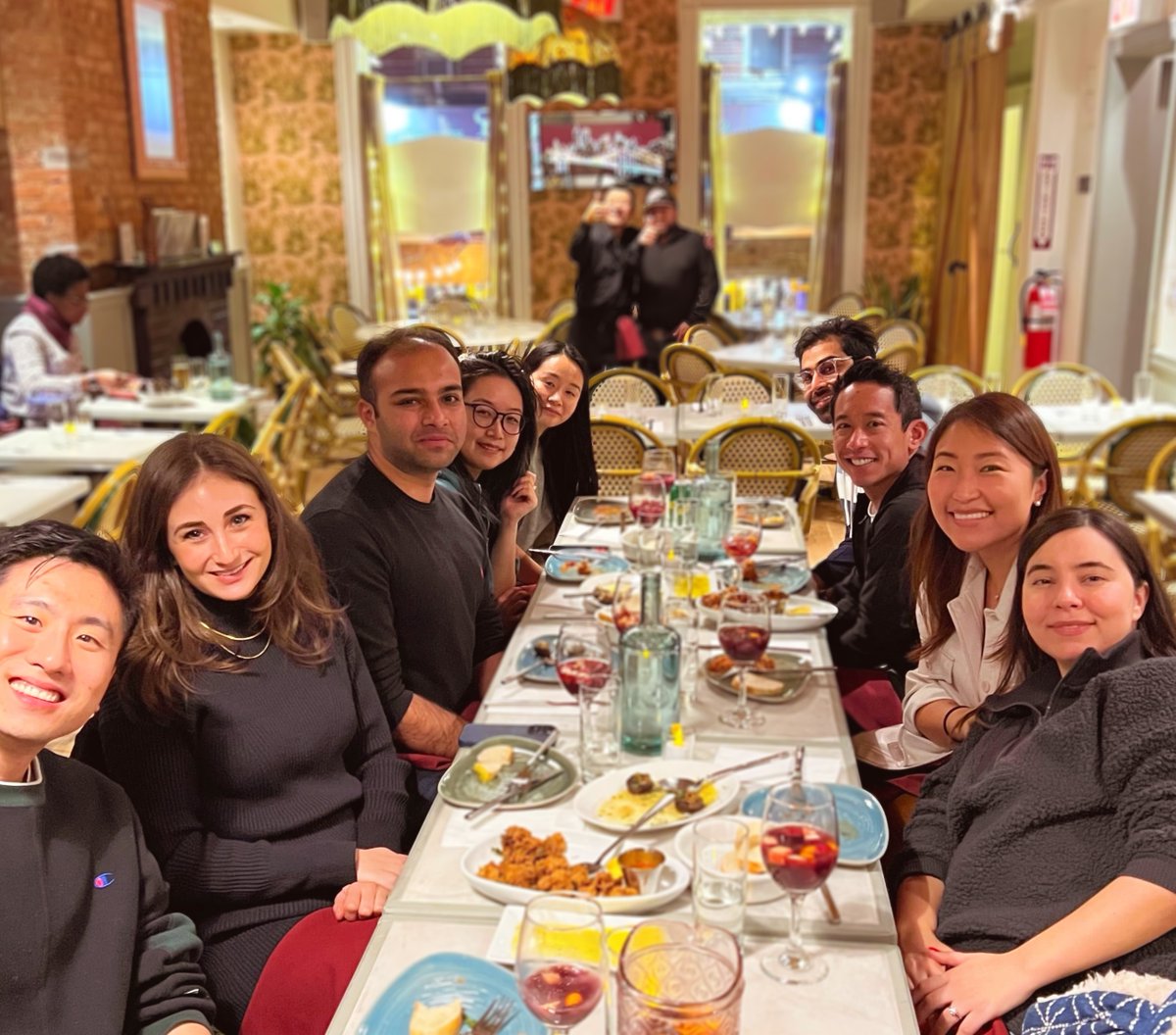 Leadership Team Pasta Dinner to plan Nucleate's Spring Events and celebrate Co-MD <a href="/Lakhani_AA/">Asad Lakhani</a>'s Thesis Defense! Penne for your thoughts? 🍝 🎓