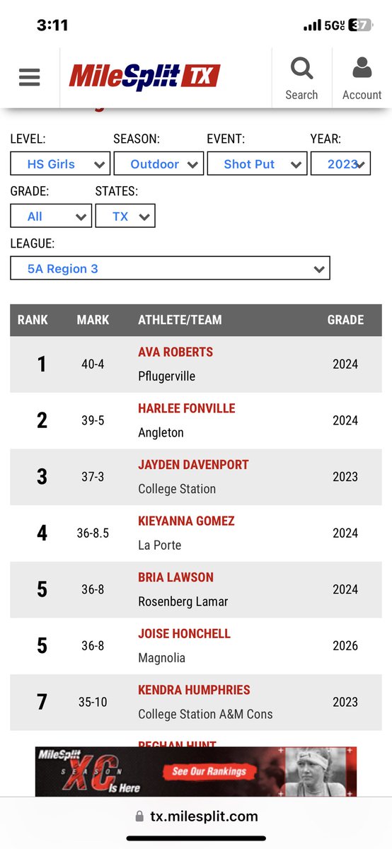 coachmbean's tweet photo. Top 10 in our region!
Discus
Shot
4x2
800
#DogRunTogether https://t.co/CPm7iNU47J
