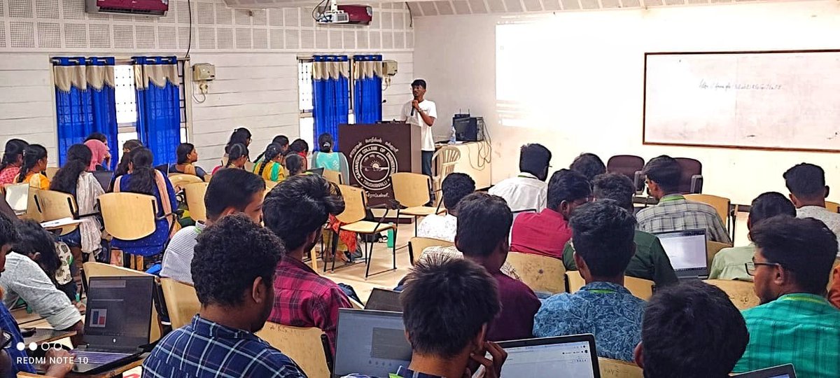 Akshayramakris2's tweet image. Exciting day at Saranathan College conducting a hands-on ML workshop on oneAPI. The students were enthusiastic and eager to learn. Together, we explored machine learning concepts and techniques and worked on practical exercises.
@ugonnachikezie1
 #oneAPI #oneAPIDev