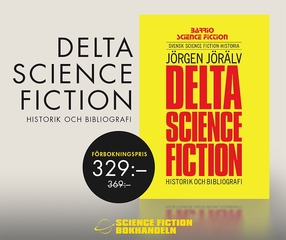 I maj släpps en riktig kultbok för sf-fans: "Delta science fiction - historik och bibliografi", med releasefest på Stockholms bokhelg! Förboka den begränsade utgåvan på sfbok.se nu och få den för  329 kr (ord. pris 369 kr) #deltaförlag  #deltasf