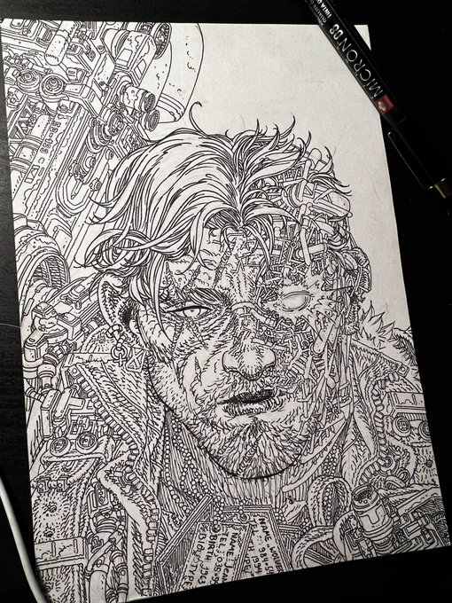 Cable with nanovirus(ink)
#art #draw #drawing #ink #inkdrawing #marvel #xmen #cable #marvelcomics #comics #comic #artist 