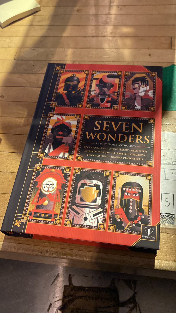 ZekStewart's tweet photo. An indie RPG anthology? In print!?AT MY LOCAL GAMES STORE?!?! THAT’S WHAT I LIKE TO SEE!!! https://t.co/VfTXR6zFJL