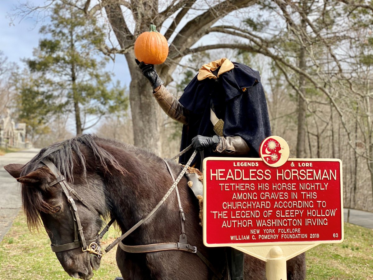 Tales about the Headless Horseman have captured imaginations for more than 200 years. Does your community have a story that’s become the stuff of legend? Apply for a Legends &amp; Lore marker grant today! Visit our website for complete guidelines: bit.ly/2W8YTQO #folklore