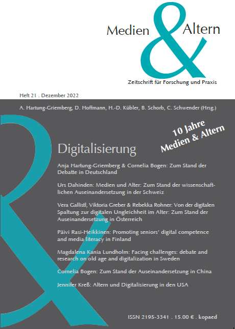 Dagmar Hoffmann 🌈🕊️🦋 (@palimpoetica) on Twitter photo Dieser Tage erscheint die Jubiläumsausgabe 🥳 🍾 "Digitalisierung" der Zeitschrift "Medien und Altern". Es geht um internationale Perspektiven auf die Medienalternsforschung (u.a. mit <a href="/DahindenUrs/">Urs Dahinden</a>), aber auch um das #Meme "Ok, #boomer" #tiktok #Diskriminierung #GenerationGap Dieser Tage erscheint die Jubiläumsausgabe 🥳 🍾 "Digitalisierung" der Zeitschrift "Medien und Altern". Es geht um internationale Perspektiven auf die Medienalternsforschung (u.a. mit <a href="/DahindenUrs/">Urs Dahinden</a>), aber auch um das #Meme "Ok, #boomer" #tiktok #Diskriminierung #GenerationGap