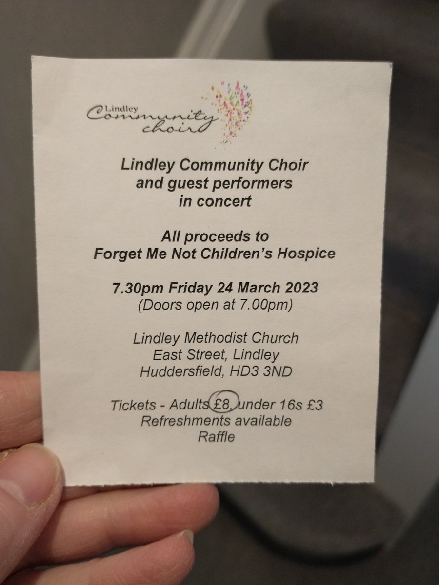 LindleyComChoir's tweet image. Fresh from @MrsSfestival (with a trophy for the best local choir😊) we have some fabulous music to share with you on March 24th! Please spread the word &amp;amp; support the amazing work of  @ForgetMNotChild. Email for tickets lindleycommunitychoir@live.co.uk @LindleyHD3 @cr8tivekirklees