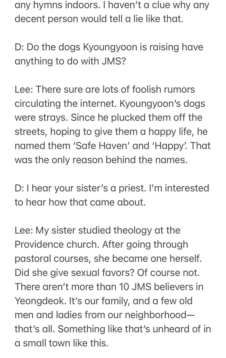 Mars_and_Mini's tweet photo. At last, I bring you Ms. Lee’s half of the interview! I thank you for your patience. https://t.co/FcdafPHiyG