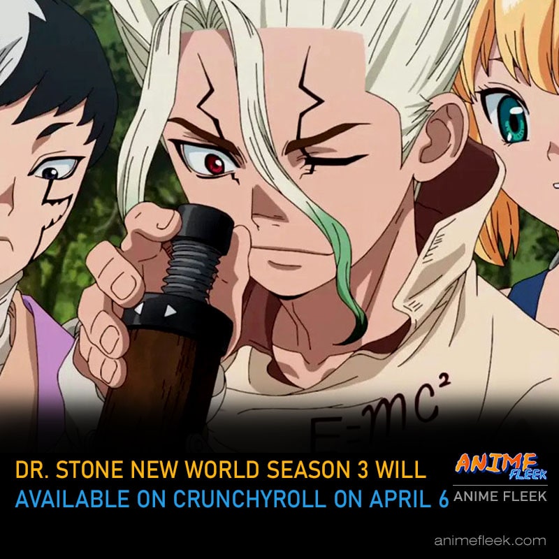 Dr. Stone New World: New Season Comes to Crunchyroll on April 6th