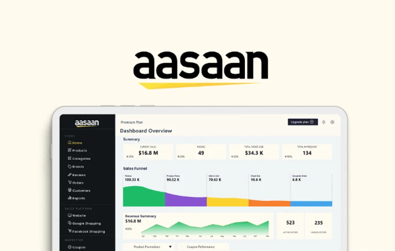 💥Build a mobile-responsive online storefront quickly without code, and manage all your business processes from one platform
👉Check this out: appsumo.8odi.net/Aasaan

#businessgrowth #onlinestore #onlinebusiness #onlineshopping