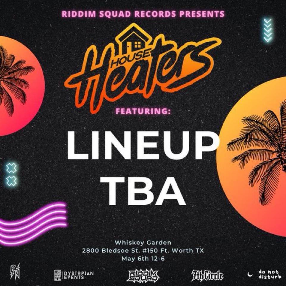 Yall ready for another house show?

HOUSE HEATERS

Get your tickets and come jam with us on 5/6 🪩

🎟️:  tinyurl.com/HOUSEHEATERSRS