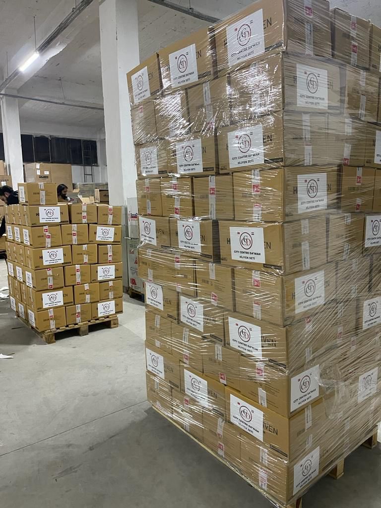 CCDawah's tweet photo. #CCDworkforce has arrived in #Turkiye on phase 2 of the earthquake relief project. 

We’ll be focusing on providing Ramadān food packs &amp; other essential supplies, that are required by the people still being housed in tents.

We ask The Most Merciful, Allāh for tawfeeq (success) https://t.co/Y3LcjHpBK4