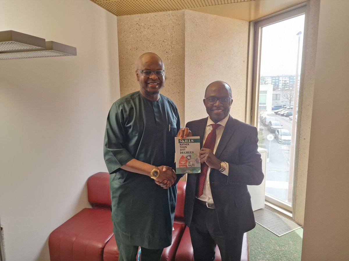 ProfIsaPantami's tweet photo. With the @ITUBDTDirector ,Dr Cosmas Zavazava after a meeting on digital transformation. https://t.co/wZidsEiizi