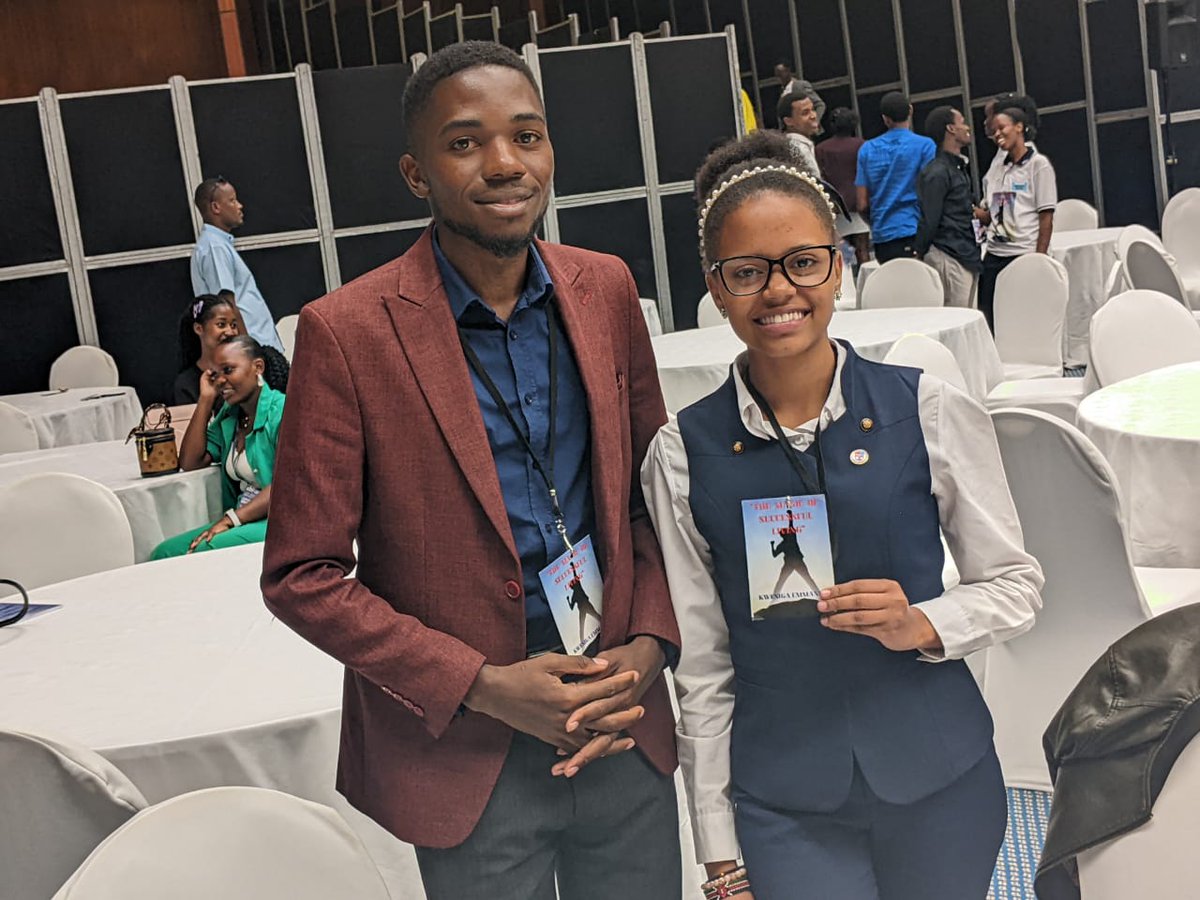JorynCarterVU's tweet photo. All about yesterday at Serena hotel #TheBookLaunch I was in position to represent @VUKampala Students with Right Honourable Speaker @MaryBlessed2023 https://t.co/jxMwyWzetw
