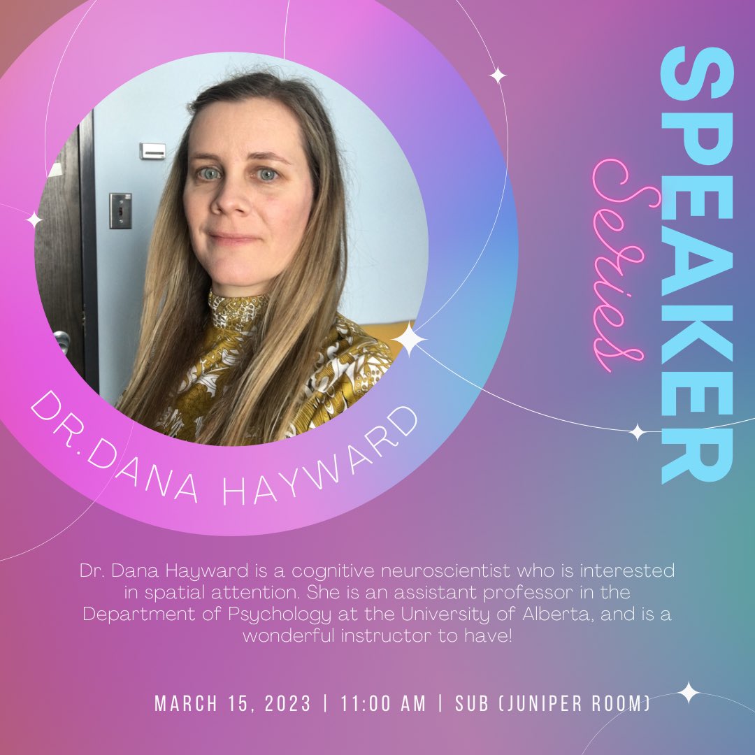 Hi IWHA members 💜 We have our second speaker event of IWHA’s Speaker Series, featuring Dr. Dana Hayward! Join us in SUB’s Juniper Room on March 15th at 11:00 AM for an amazing talk by Dr. Hayward 🥳 RSVP link in bio 📣

#iwha #speakerseries #iwhawomensweek #womenshealth