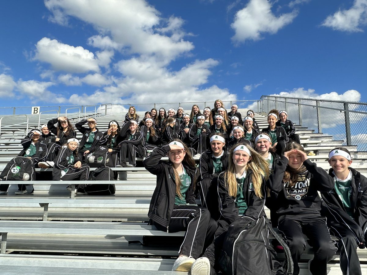 AMS Lady Tigers Soccer!  We are taking the day off to rest, eat pizza and support our HS Lady Tigers in a region match.  Go Tigers!  One family!!