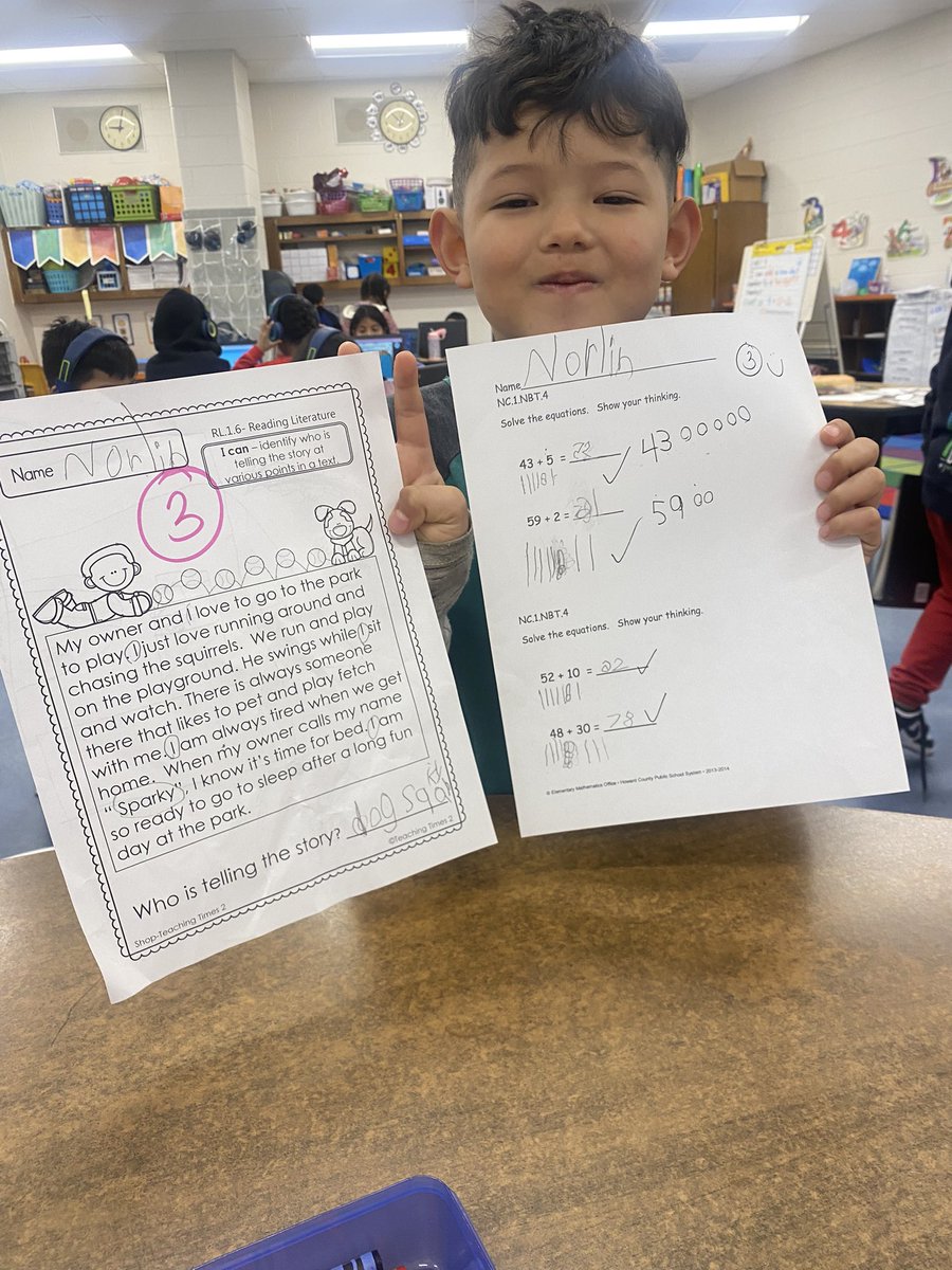 aacook13's tweet photo. Look at those proud faces as we checked in on last weeks mastery checkpoints. #standardsmastery #leadingtheway @rhandrewselem https://t.co/46OQlLHkx4