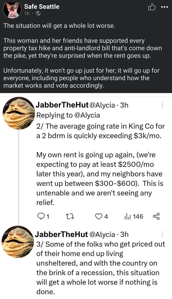 AlyciaRamirez3's tweet photo. 1/ #SafeSeattle decided to caption these tweets with "Jabber the hut", a not surprising move from them.
"pulling yourself up by your bootstraps" was never meant to work, it was initially an old joke from the 1800's, poking fun at how impossible the concept actually is https://t.co/Nndm4gyO0S