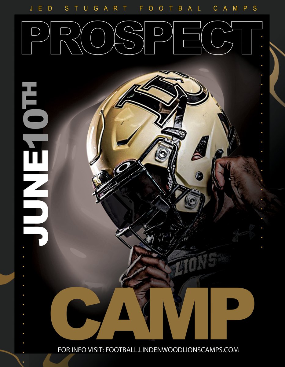 Here's another camp option for you this summer. This a great way to meet our coaches and to see our campus. We will provide direct instructions to all prospects throughout the camp. Come camp with us! #LUCamp23 football.lindenwoodlionscamps.com
