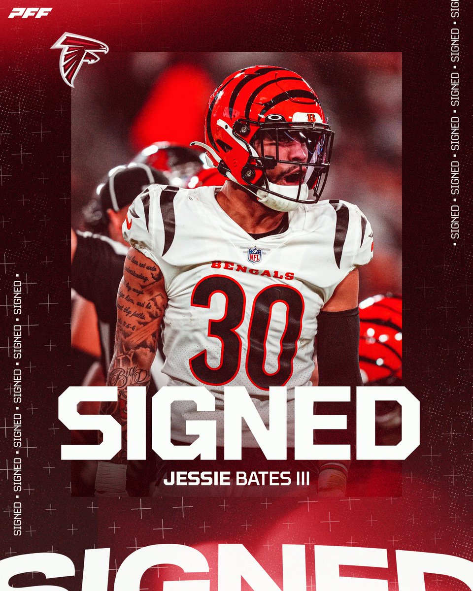 Jessie Bates is signing with the Atlanta Falcons, per <a href="/RapSheet/">Ian Rapoport</a>