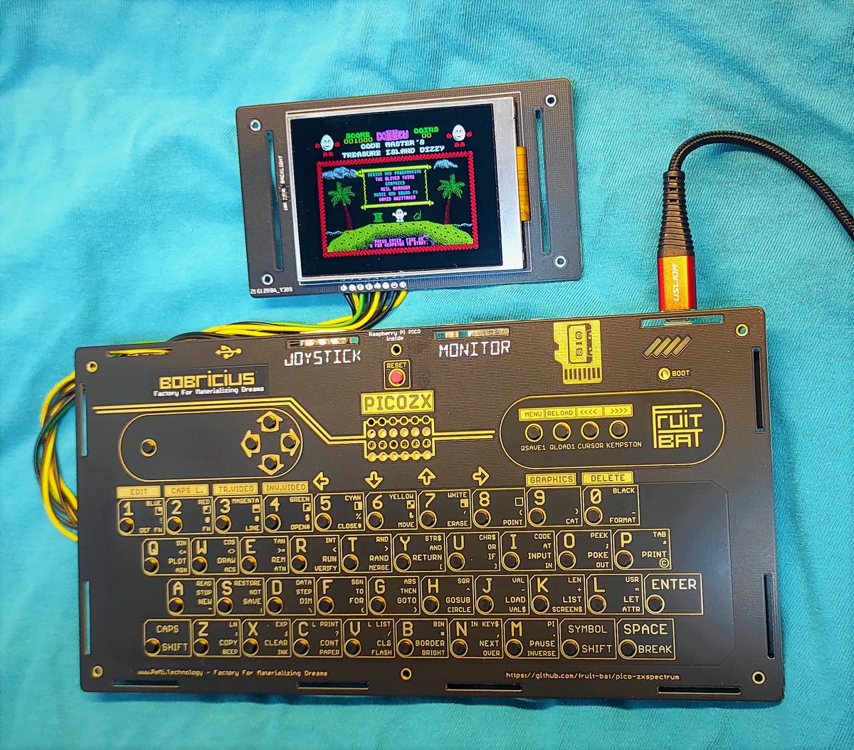 bobricius's tweet image. Coming soon, pocket #PICOZX
with 2.8" IPS display or VGA
#RaspberryPi PICO, maybe with #circuitpython
#PICOmputer (#c64 #ZXSpectrum #atari800)
Thanks for support:
patreon.com/bobricius